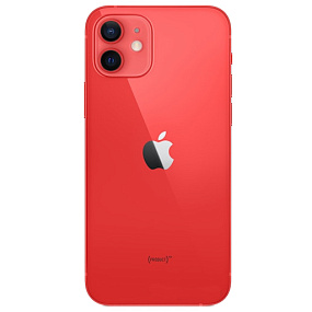 Задняя крышка iPhone 13 (стекло) красный orig fabric