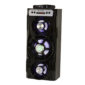 Колонка MS-223BT (Bluetooth/MicroSD/USB/FM/AUX) 15W черная