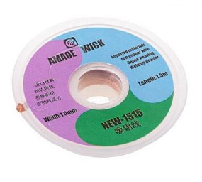 Оплетка (поглотитель олова) Amaoe New-1515 (1.5 м*1.5 мм)