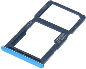 Контейнер SIM Huawei P30 Lite/Honor 20 Lite/20S/Nova 4e Синий