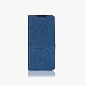 Чехол-книжка DF под кожу Realme C55 синий