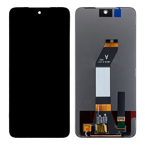 Дисплей для телефона Xiaomi Redmi 10 (21061119DG) в сборе с тачскрином Черный - Оригинал
