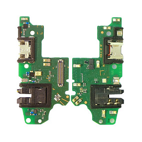 Шлейф Huawei Honor 10i/20e плата на системный разъем/разъем гарнитуры/микрофон