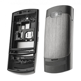 корпус для телефона Nokia 303+ср. часть (серый)
