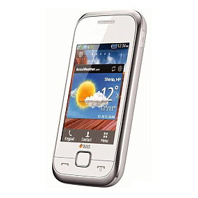 корпус для телефона Samsung C3312+ср.часть (белый)