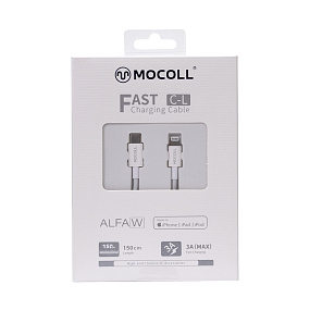 Дата кабель Type-C - Lightning Mocoll CL2W 1.5м 60W 3A белый