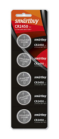 Таблетка SmartBuy CR2450 5BL 1шт