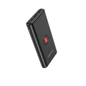 Портативное зарядное устройство Borofone BT31 2USB/Micro/Type-C 10000mAh черный