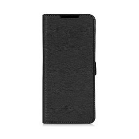 Чехол-книжка DF под кожу Tecno Spark 20 Pro черный
