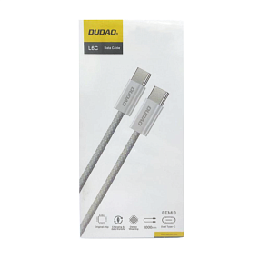 Дата кабель Type-C - Type-C Dudao L6C 1м 60W белый