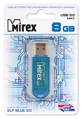 8Gb Mirex Elf синяя 3.0