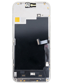 Дисплей для телефона iPhone 15 Pro Max в сборе Черный - DD (Soft OLED, Full HD, 120 Гц) (площадка по