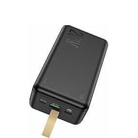 Портативное зарядное устройство Hoco J87B PD USB/Micro/Type-C QC3.0 30000mAh черный