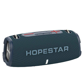 Колонка Hopestar H50 (Bluetooth/MicroSD/USB/FM/AUX) синяя