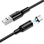 Дата кабель Type-C - USB Borofone BX41 магнитный 3A 1м черный