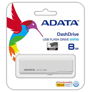 8Gb A-Data UV110 белая 2.0