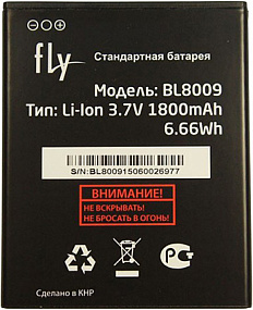 АКБ ORIG для телефона Fly BL8009 FS451 тех. упаковка