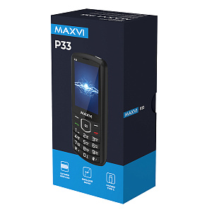 Мобильный телефон Maxvi P33 Black
