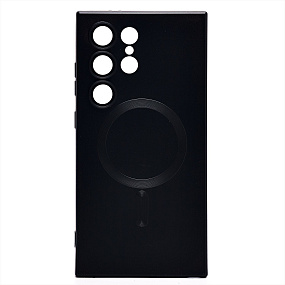 Силиконовый чехол для Samsung S928 Galaxy S24 Ultra SafeMag SM020 черный
