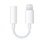 Переходник lightning (папа) - 3.5Jack (мама) в коробке белый 