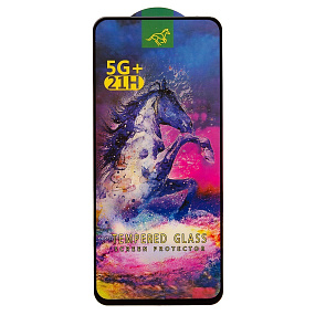 Защитное стекло Tecno Spark GO 1/2/Pop 9 4G/Spark 30/30C/40/40C 2,5D черное
