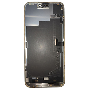 Дисплей для телефона iPhone 15 Pro Max в сборе Черный - Оригинал (с разбора) в настр. выдает ошибку