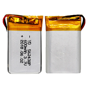 АКБ универсальная 562438p 600 mAh (5.6*24*38 mm)