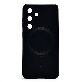 Силиконовый чехол для Samsung S921 Galaxy S24 SafeMag SM020 черный