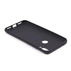 Силиконовый чехол Xiaomi Redmi 7 матовый черный