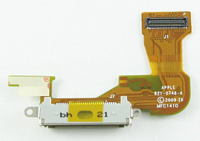 Шлейф iPhone 3GS на системный разъем Белый - Оригинал