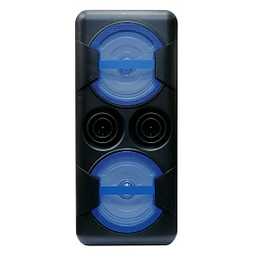 Колонка JBK-6522 (Bluetooth/MicroSD/USB/TF/FM/AUX/TWS/LCD) 12W синяя