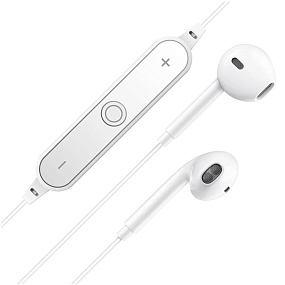 Bluetooth наушники внутриканальные BB-BH-41-06 белый (УЦЕНКА) Держат заряд полтора часаа