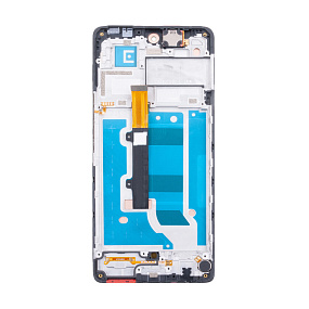 Дисплей для телефона Tecno Camon 30 4G (CL6) модуль с рамкой Черный - Оригинал