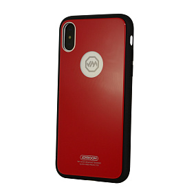 Кейс iPhone X/Xs силикон Joyroom JR-BP401 красный