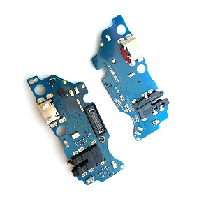 Шлейф Samsung A032F (A03 Core) плата системный разъем/разъем гарнитуры/микрофон - Премиум