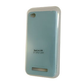 Силиконовый чехол Xiaomi Redmi 4A Jelly матовый бирюзовый