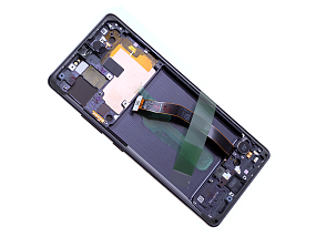 Дисплей для телефона Samsung G770F (S10 Lite) модуль Черный - Оригинал