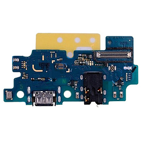 Шлейф Samsung A505 (A50) плата системный разъем/разъем гарнитуры/микрофон