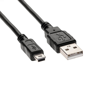 Дата кабель USB (папа) - mini USB (папа) 1м 