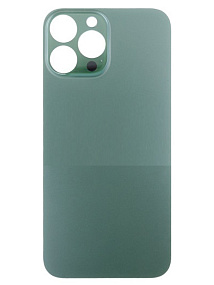 Задняя крышка iPhone 13 Pro (стекло) зелёный orig fabric
