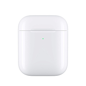 Кейс для Apple AirPods 2 (2019) с возможностью беспроводной зарядки белый (УЦЕНКА) Б/У
