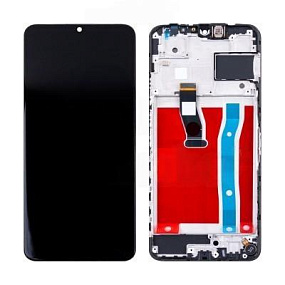 Дисплей для телефона Huawei Nova Y70/Y70 Plus/Y71 (MGA-LX9N) модуль с рамкой Черный - Оригинал