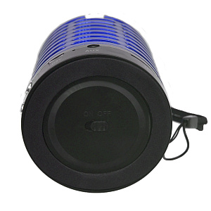 Колонка AK889 (Bluetooth/MicroSD/USB/FM/AUX) синяя