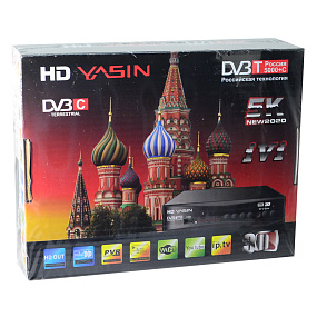 Ресивер эфирный цифровой DVB-T2 YASIN T-5000
