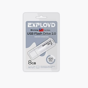 8Gb Exployd 620 белая 2.0