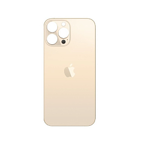 Задняя крышка iPhone Xr под 13 Pro/14 pro/15 Pro (стекло) золотой orig fabric