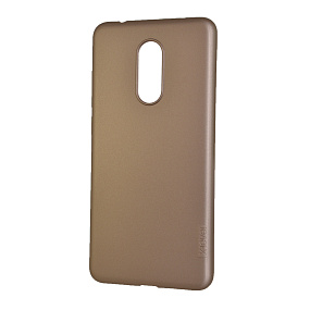 Силиконовый чехол Xiaomi Redmi 5 X-Level Guardian матовый золото