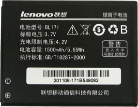 АКБ ORIG для телефона Lenovo BL171 (A390,A319,A376,A368,A500,A60,A65) 