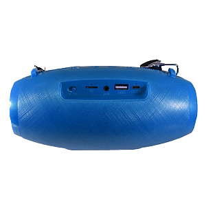 Колонка K20 (Bluetooth/MicroSD/USB/AUX) синяя