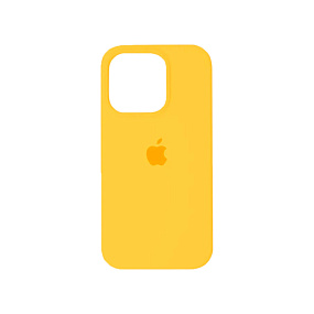 Кейс iPhone 14 Pro Max силикон оригинал желтый